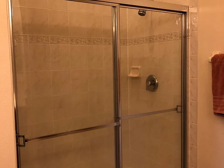 Primary bathroom shower