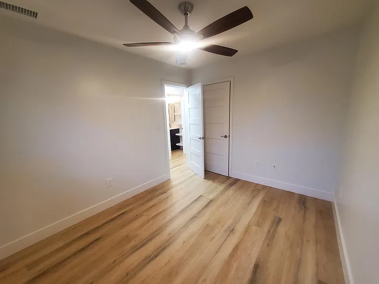 Bedroom #3. All bedrooms have ceiling fans