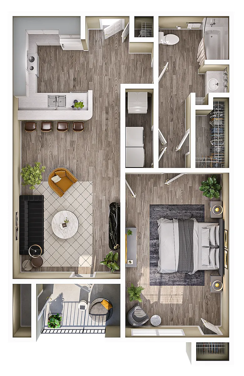 Floor plan A1D
