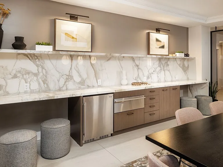 Resident lounge with kitchenette