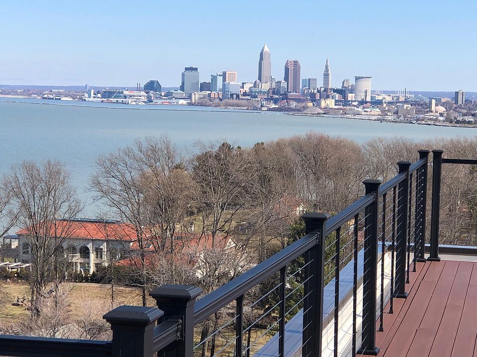 Rooftop Deck with views of Lake Erie and Downtown Cleveland