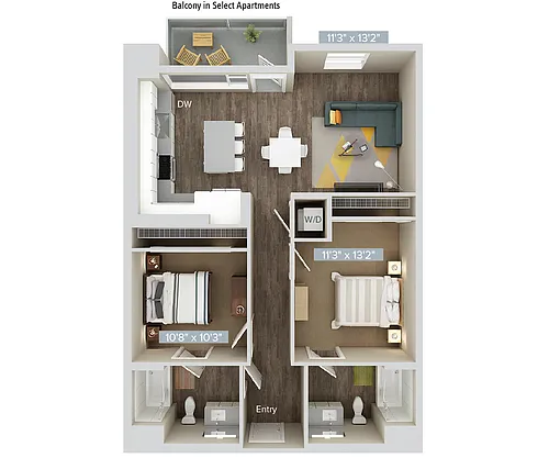 Floor plan B8-995-1054