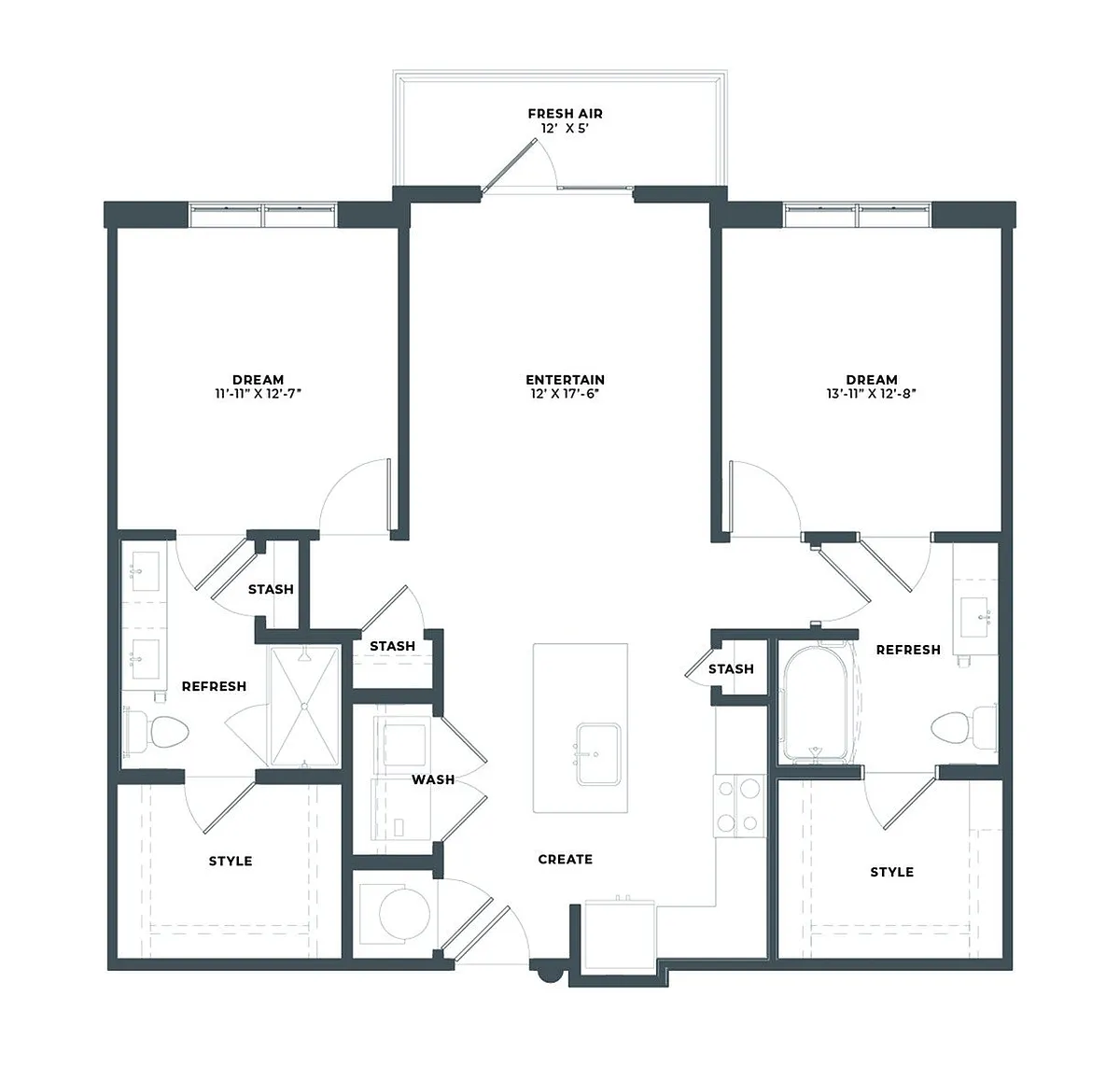 Floor plan B12
