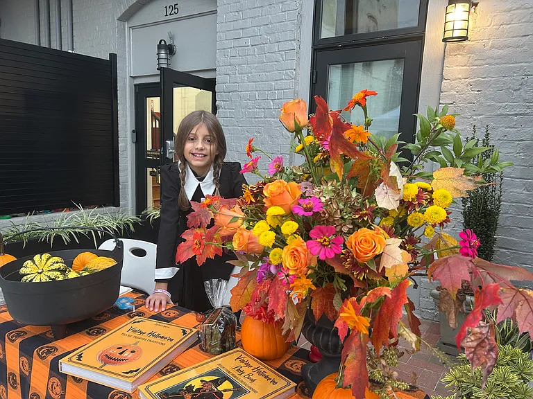 Our Fall Festival in the rear area