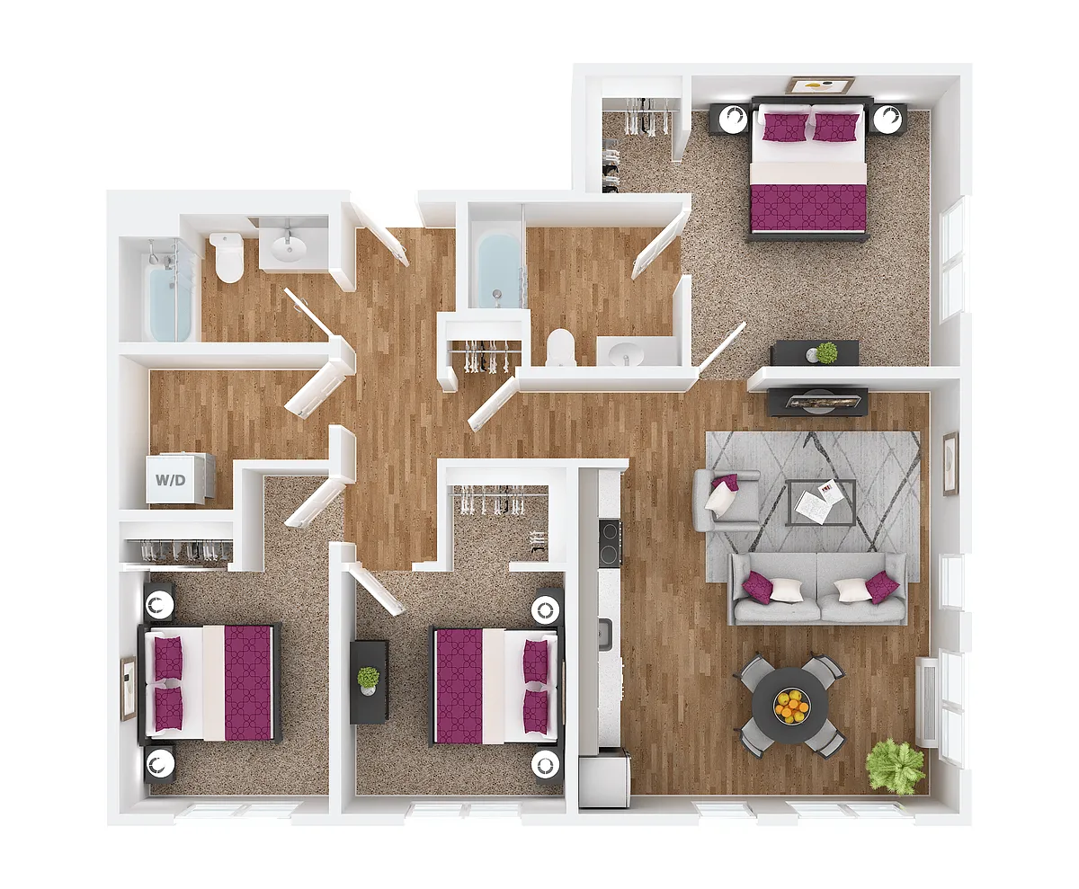 Floor plan Evergreen D1