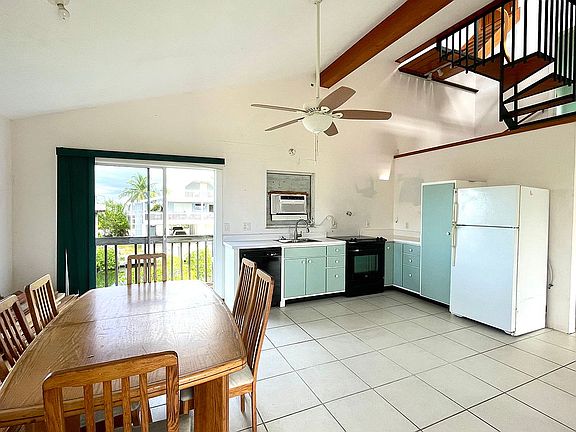 Open concept with vault