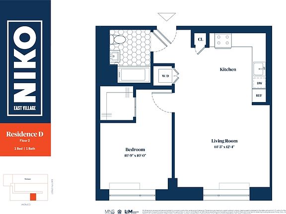 2nd image of 751 E 6th St APT 8D
