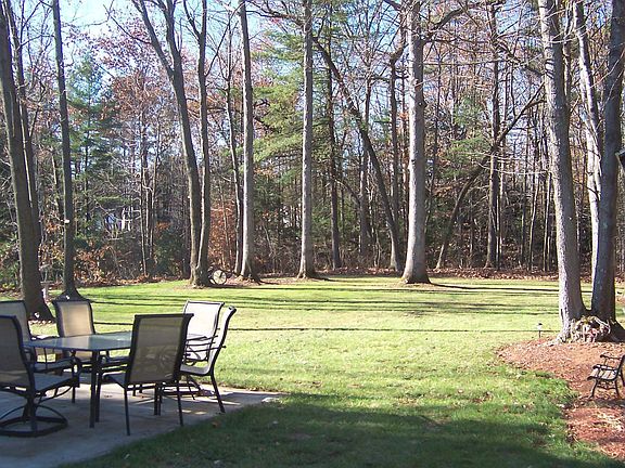 Large private yard