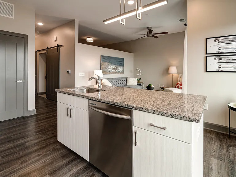 Open concept kitchen