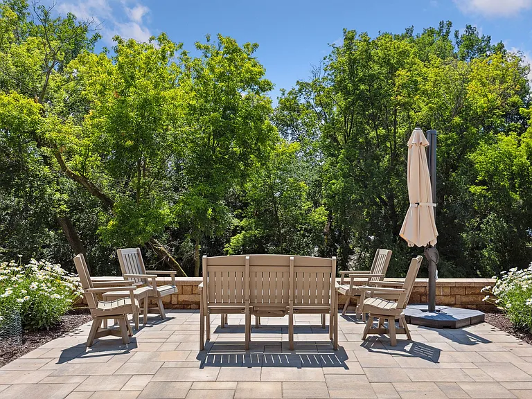 PATIO OVERLOOKING 9 MILE CREEK