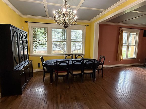 Formal Dining room with buffet cabinet and large table and chairs