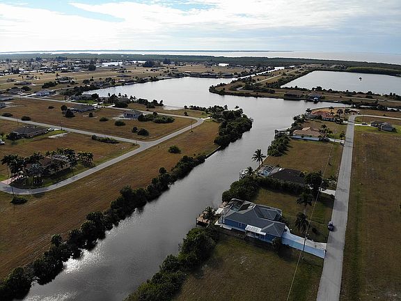 Aerial view towards Gulf.