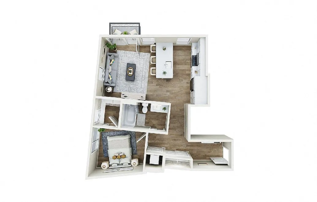 Floor plan 1X1 - C10