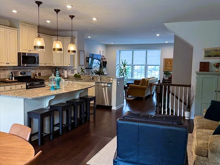 View from the far corner of the Main Floor showing the spaciousness. Great for entertaining.