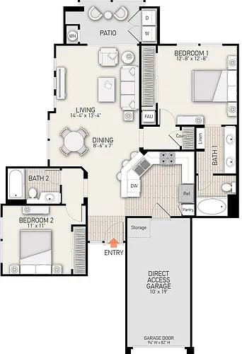 Floor plan Plan H