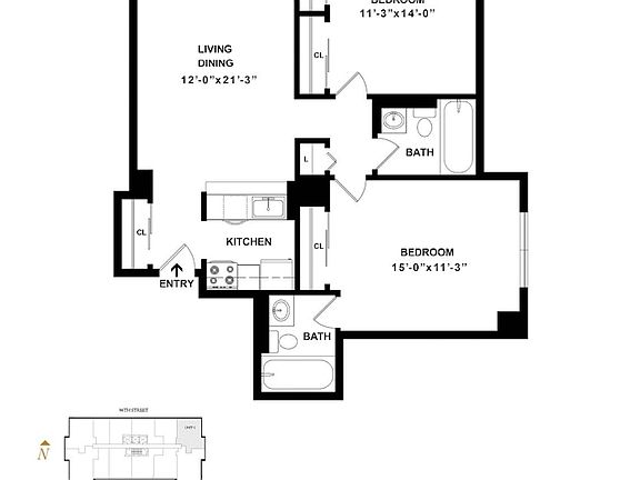 3rd image of 225 E 95th St #A26c