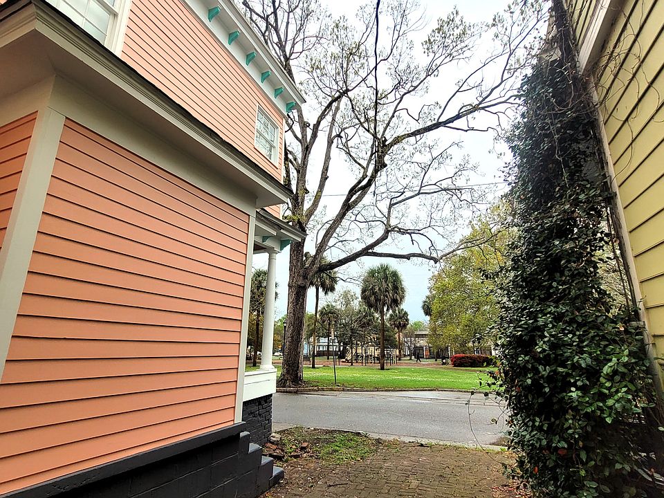 View of Dixon Park from patio/parking