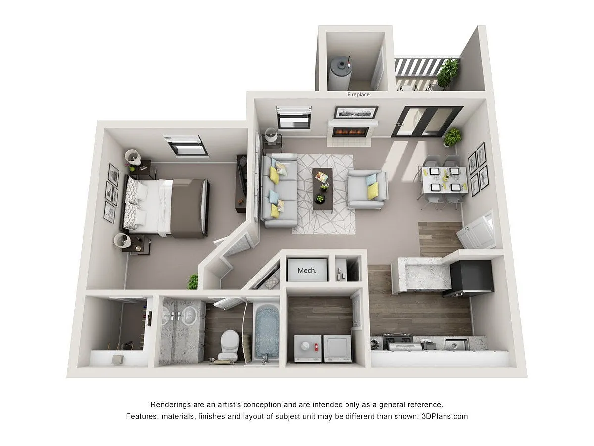 Floor plan The Gresham - Renovated
