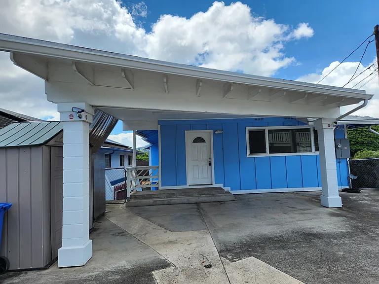 Front with parking