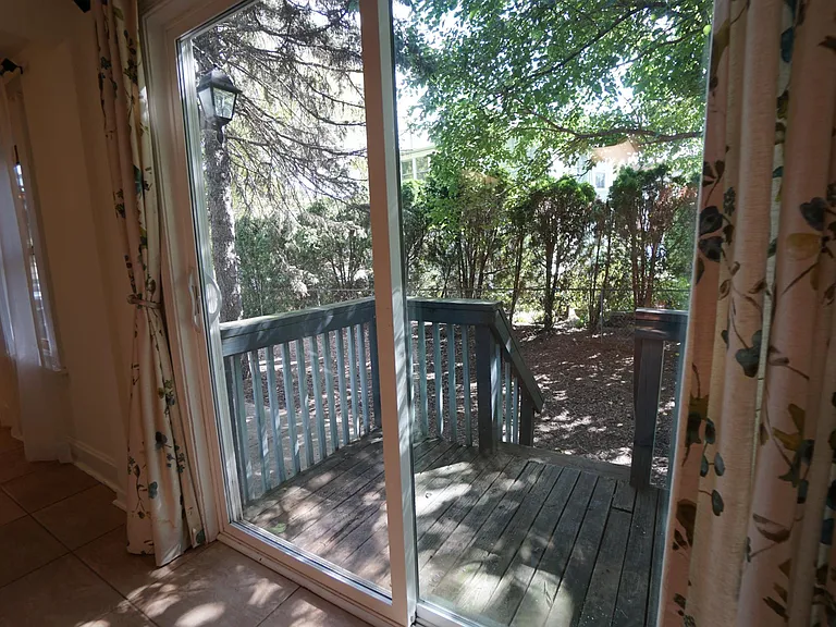 Sliding door off kitchen