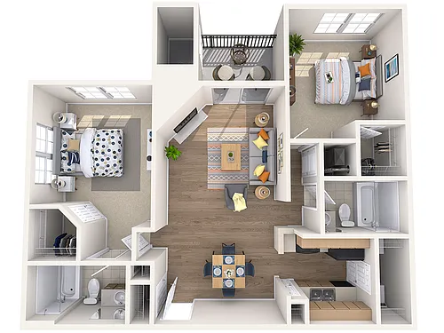 Floor plan Mediterranian
