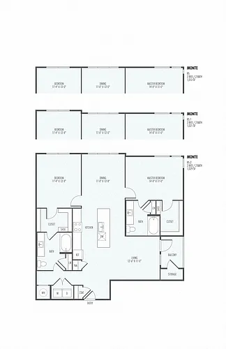 Floor plan Monte