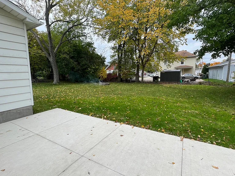 Backyard from rear Patio