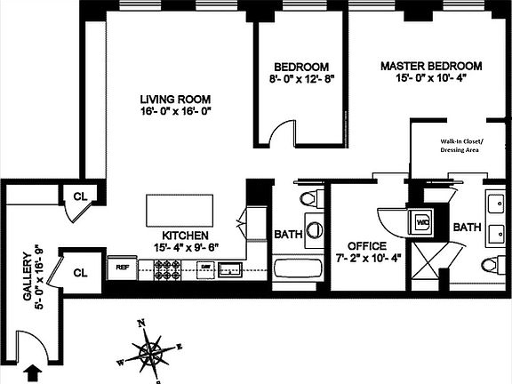 2nd image of 257 W 17th St APT 5B