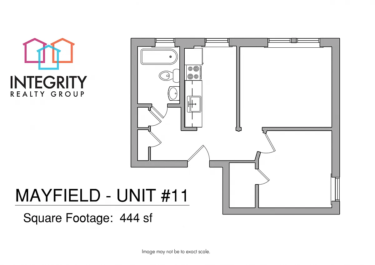 Floor plan Mayfield 2652, 1 Bedroom 1 Bath