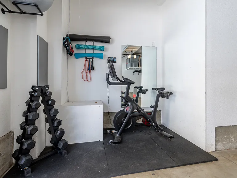 Workout space in Garage