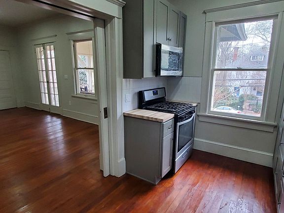 Kitchen open to living room
