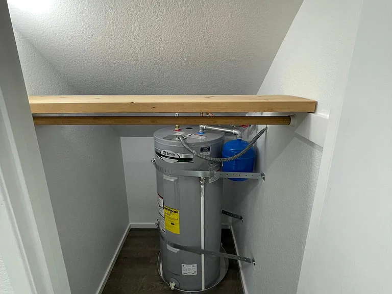 Water Heater/Storage Closet