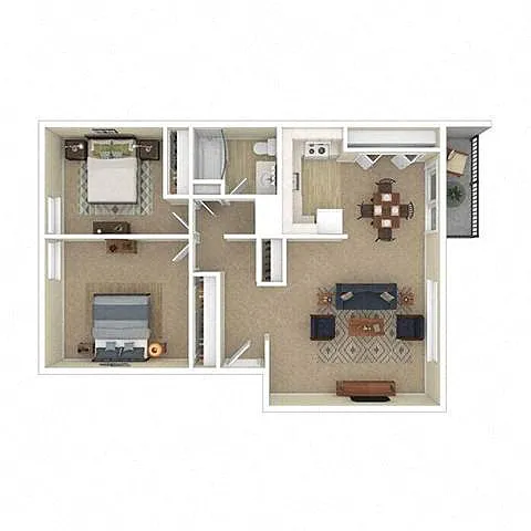 Floor plan The Bluff