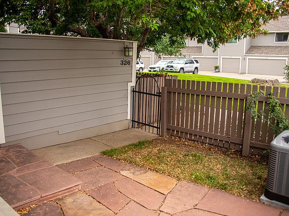 Private patio area