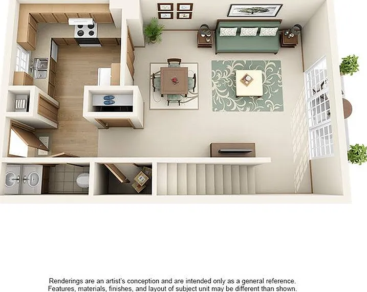 2 Bedroom | 2.5 Bath | 1180 SF 2 Bedroom | 2.5 Bath | 1180 SF