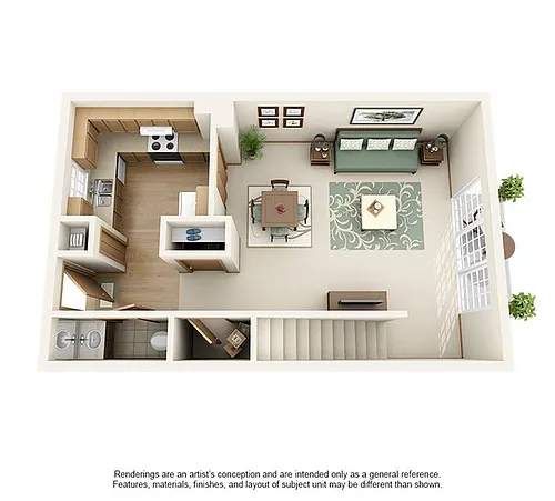 Floor plan Retreat (Townhome)