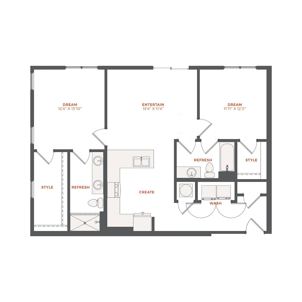 Floor plan B2 Alt 2