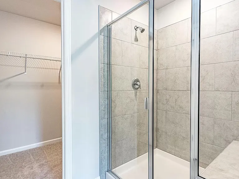 Standing shower in Master bathroom