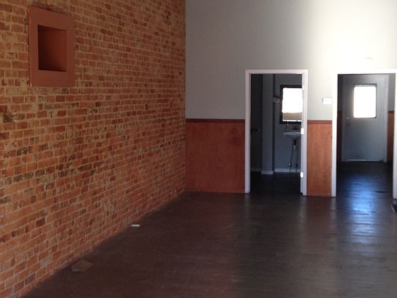 Bathroom and rear office doors