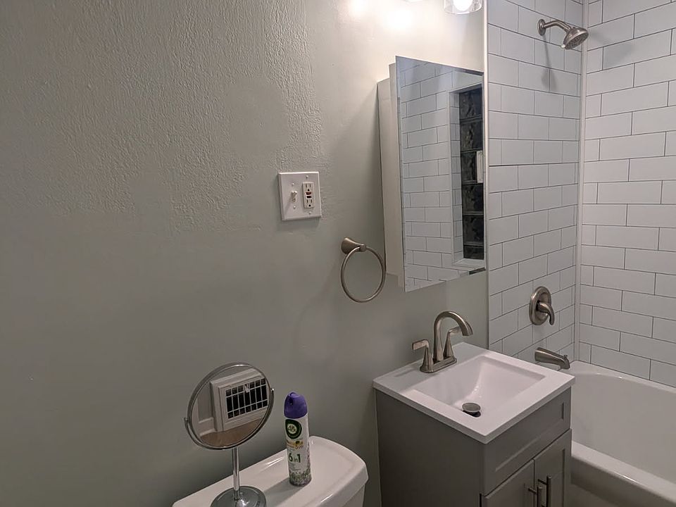 Future view of renovated bathroom