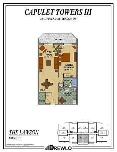 Floor plan Lawson