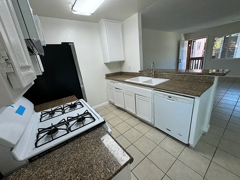 Kitchen view from dining area