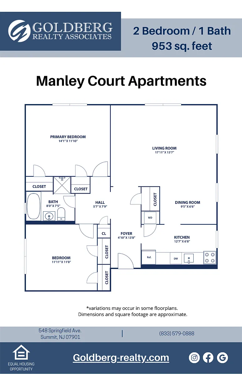 Floor plan Two Bedroom