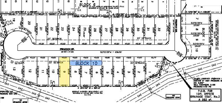 1st image of Lot 9 Blk 10 Peacock Dr