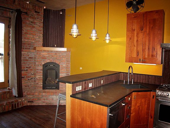 Kitchen and living room