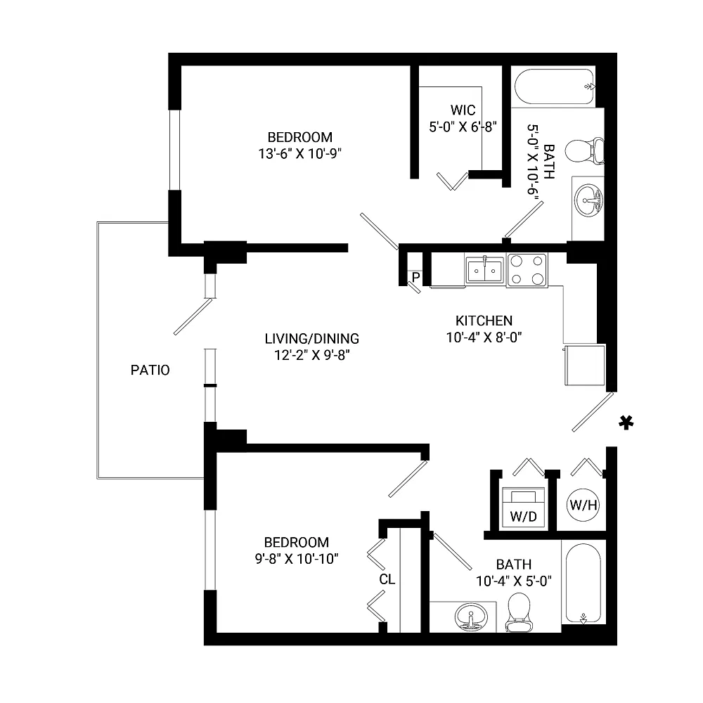 Floor plan Bayview