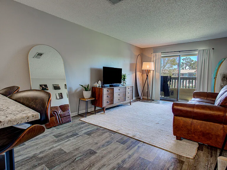 Open floor plan living room