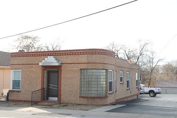 front of building