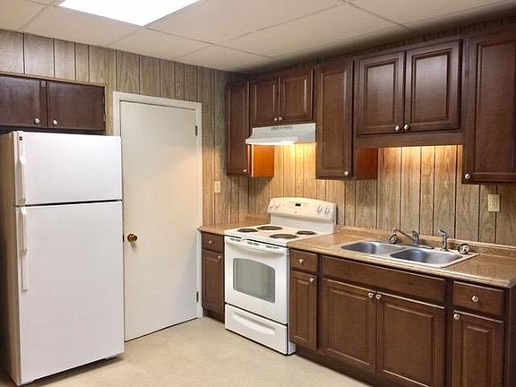 Kitchen with large storage closet