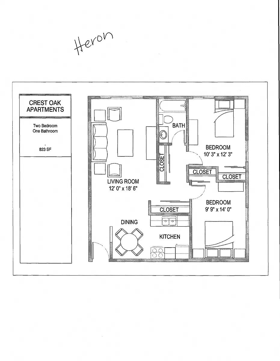 Floor plan Heron